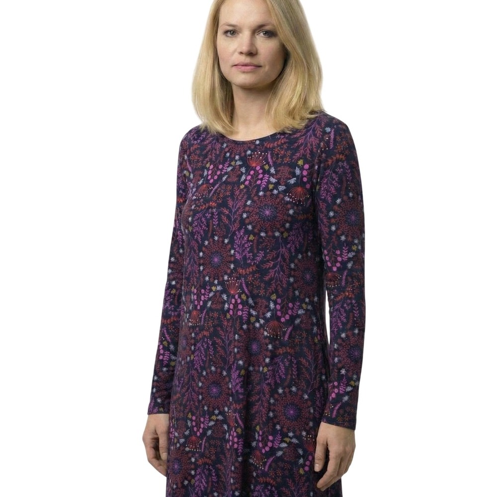 Matilda Jane Revolution Dress Womens Extra Small Floral Purple Pullover‎ Travel
